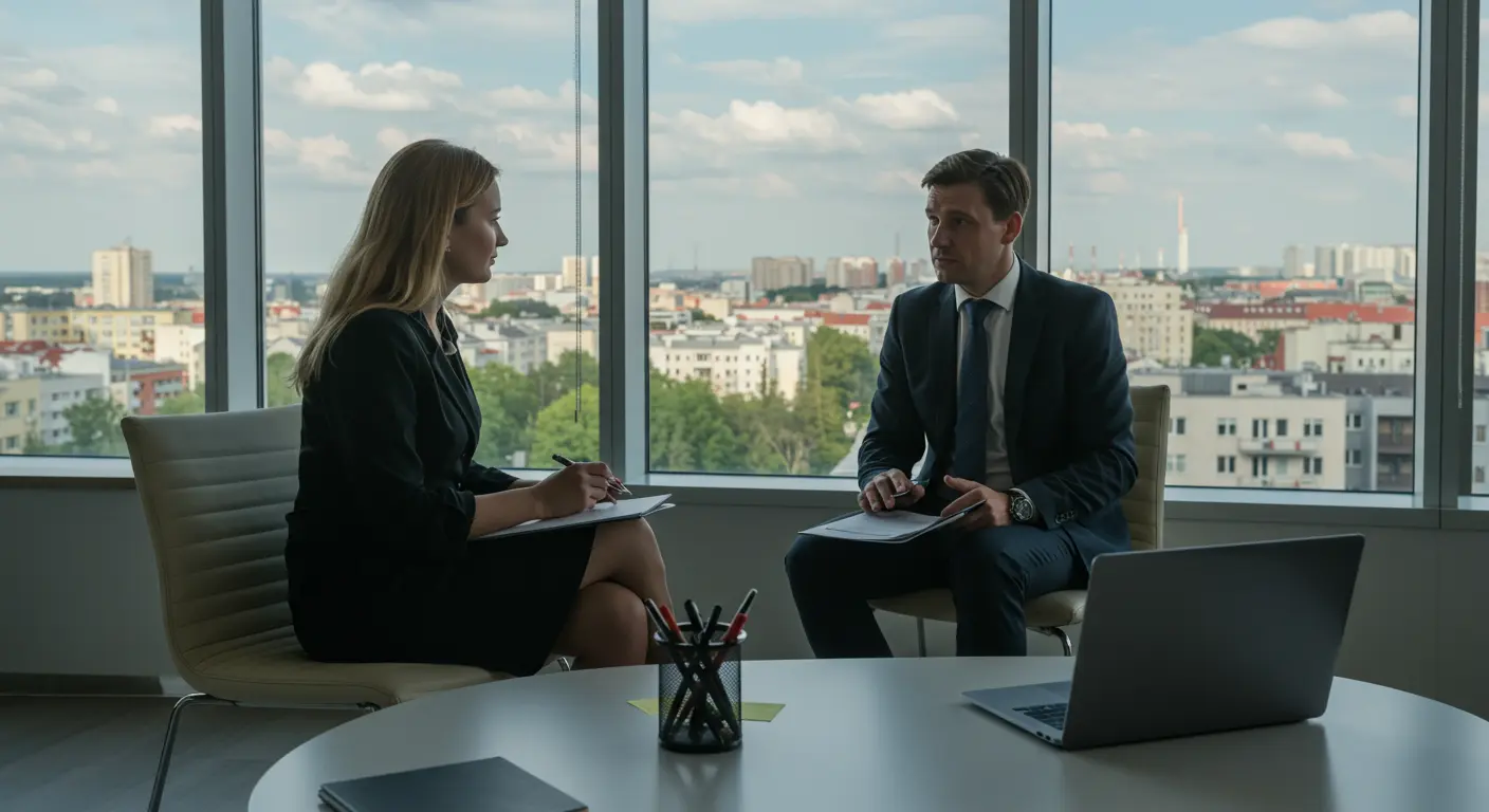 Jak uzyskać leasing bez BIK - przedsiębiorca analizuje warunki umowy